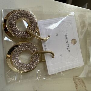 Unique style hoop earrings